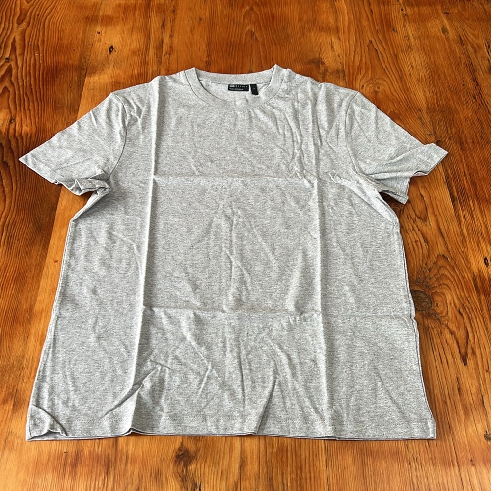 ASOS Women's Short Sleeve Tee Shirt Bundle‎ of 2 large Gray new casual plain - Picture 6 of 11